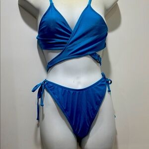 Bebe Turquoise Bikini Top